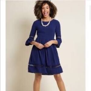 ModCloth Small Miles of Marvelous A-Line Dress Size S